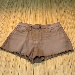 So taupe size 7/28 cut off shorts. NWOT. Nice stretch in the fabric.
